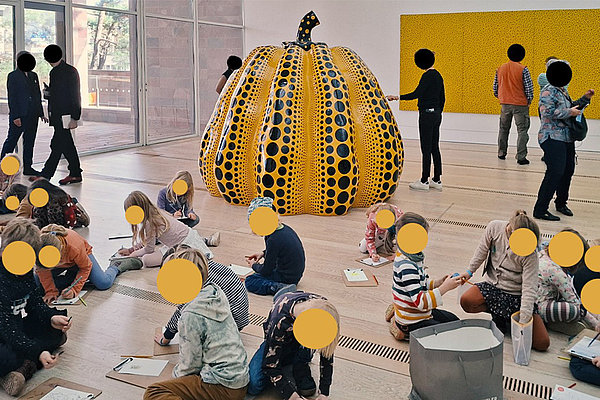 Schüler:innen der Schöpflin Schule zu Besuch bei der Fondation Beyeler