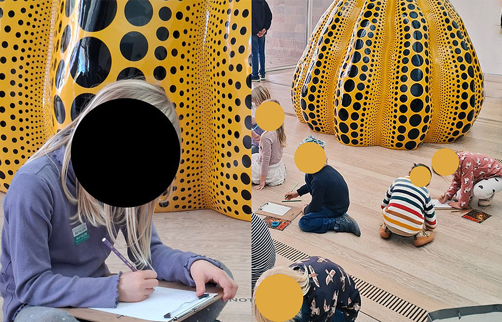 Schüler:innen der Schöpflin Schule zu Besuch bei der Fondation Beyeler