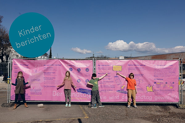 Kinderwahlbüro, veranstaltet von der Schöpflin Schule, dem Werkraum Schöpflin und FABRIC.