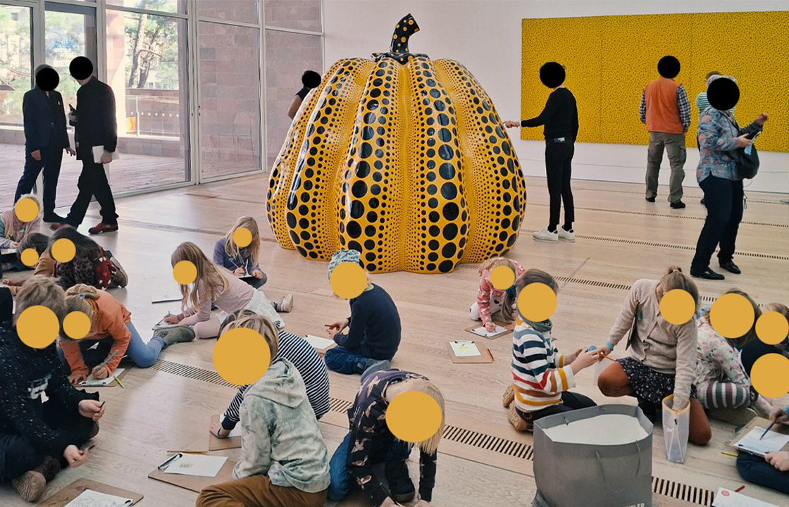 Schüler:innen der Schöpflin Schule zu Besuch bei der Fondation Beyeler